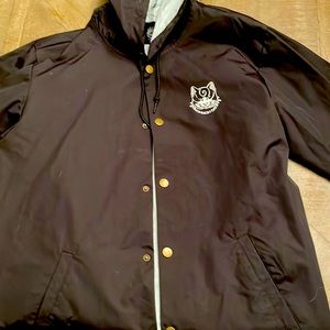 MonMon cats hooded windbreaker